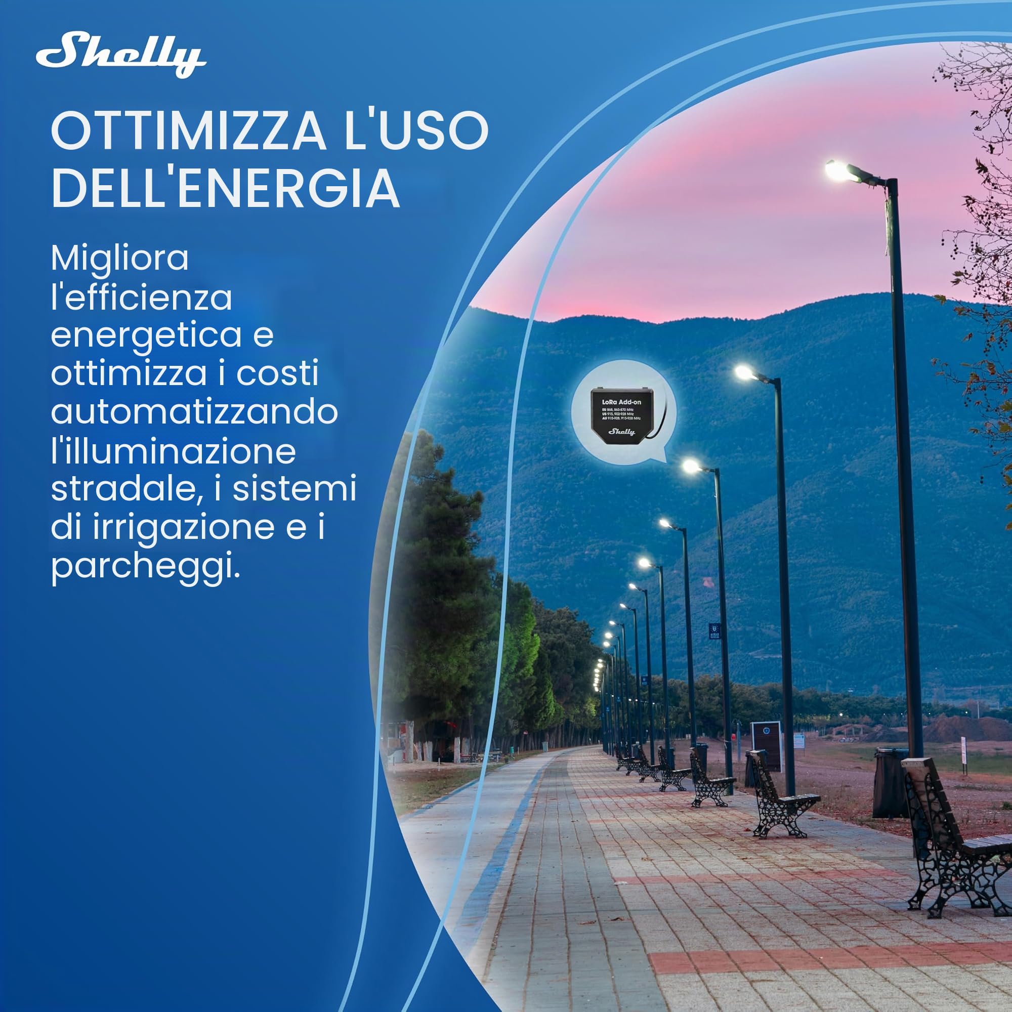 LoRa Add-On- Soluzione a Lunga Portata fino a 5 km, Comunicazione Affidabile, Senza Ostacoli, Integrazione Flessibile, Controllo Remoto di Irrigazione e Attrezzature