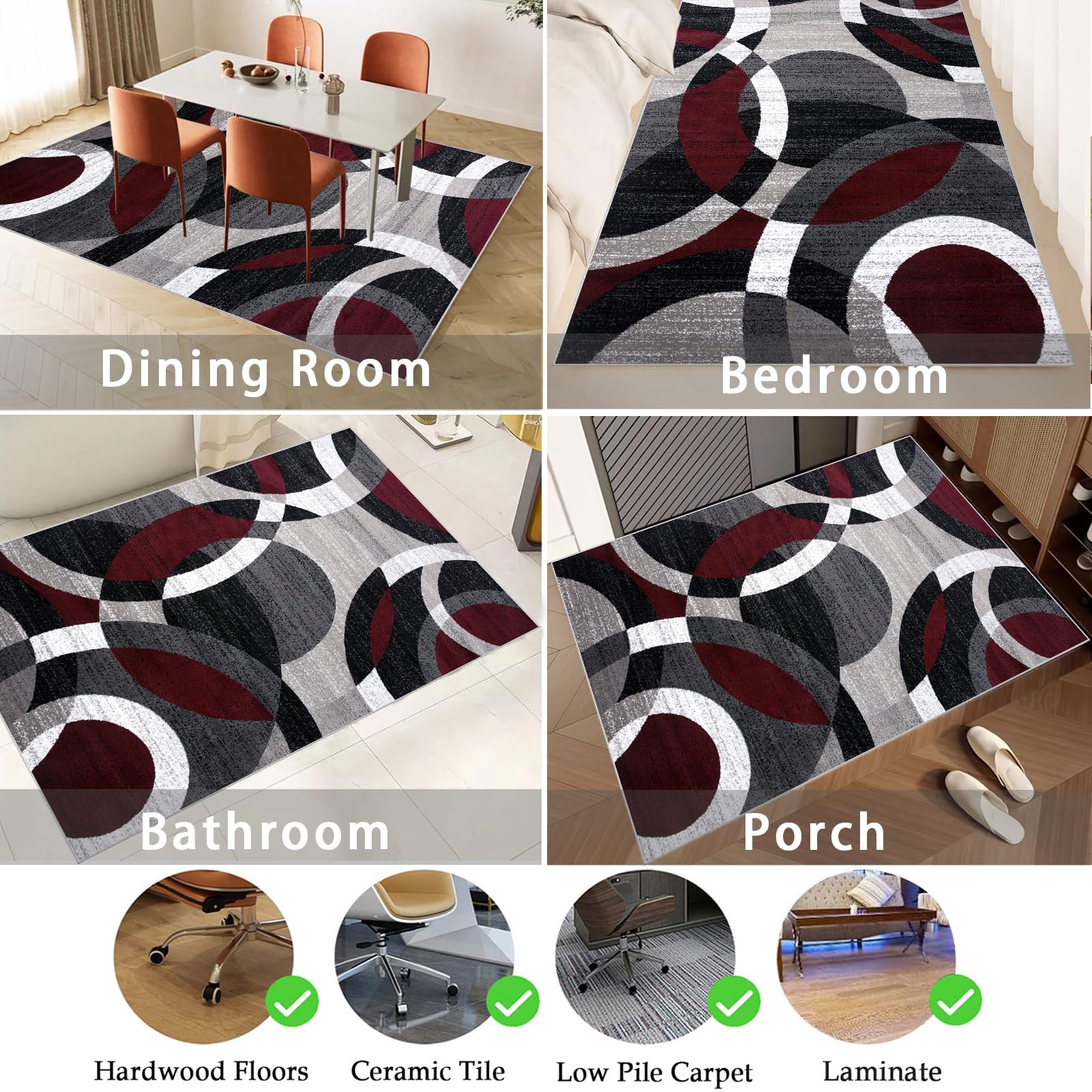 Tapis Chaise de Bureau pour Protection Sol - Pour Sols Durs et Stratifiés en Bureau et Chambre 70 x 100 cm