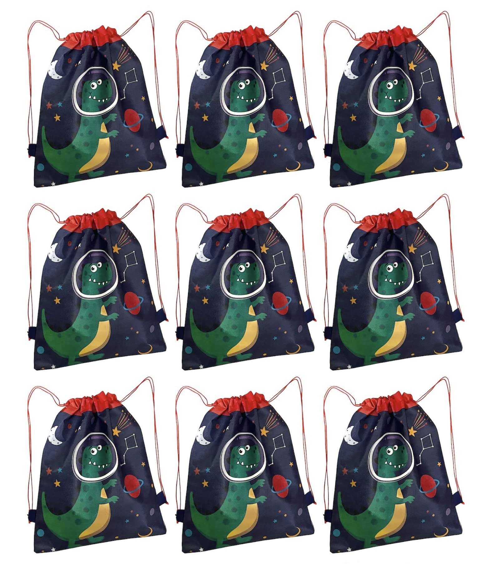 Le Delite Dinosaur Space Theme 10 Pieces Party Favor Gift Bags for Return Gifts for Kids, Dinosaur Space Explorer Astronaut Printed Gift Bags Haversack Drawstring Dori Bag Pack (B0BJQMLXBM) Amazon Price History, Amazon Price Tracker