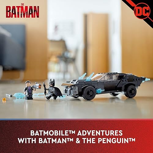 Miniatura 2 de LEGO DC Super Heroes Batmobile The Penguin Chase 76181 - Juego de juguetes de construcción para niños niños y niñas a partir de 8 años 392 piezas