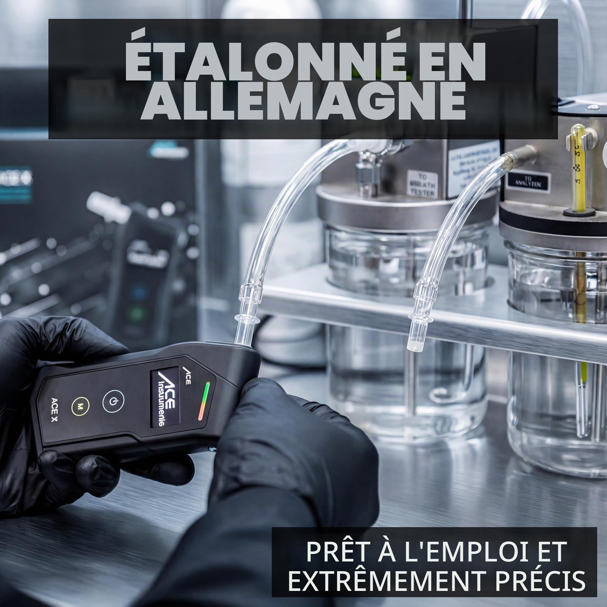 ACE X Éthylotest Électronique - Usage Personnel Testeur d'alcool - Alcootest Précision 99,1% …