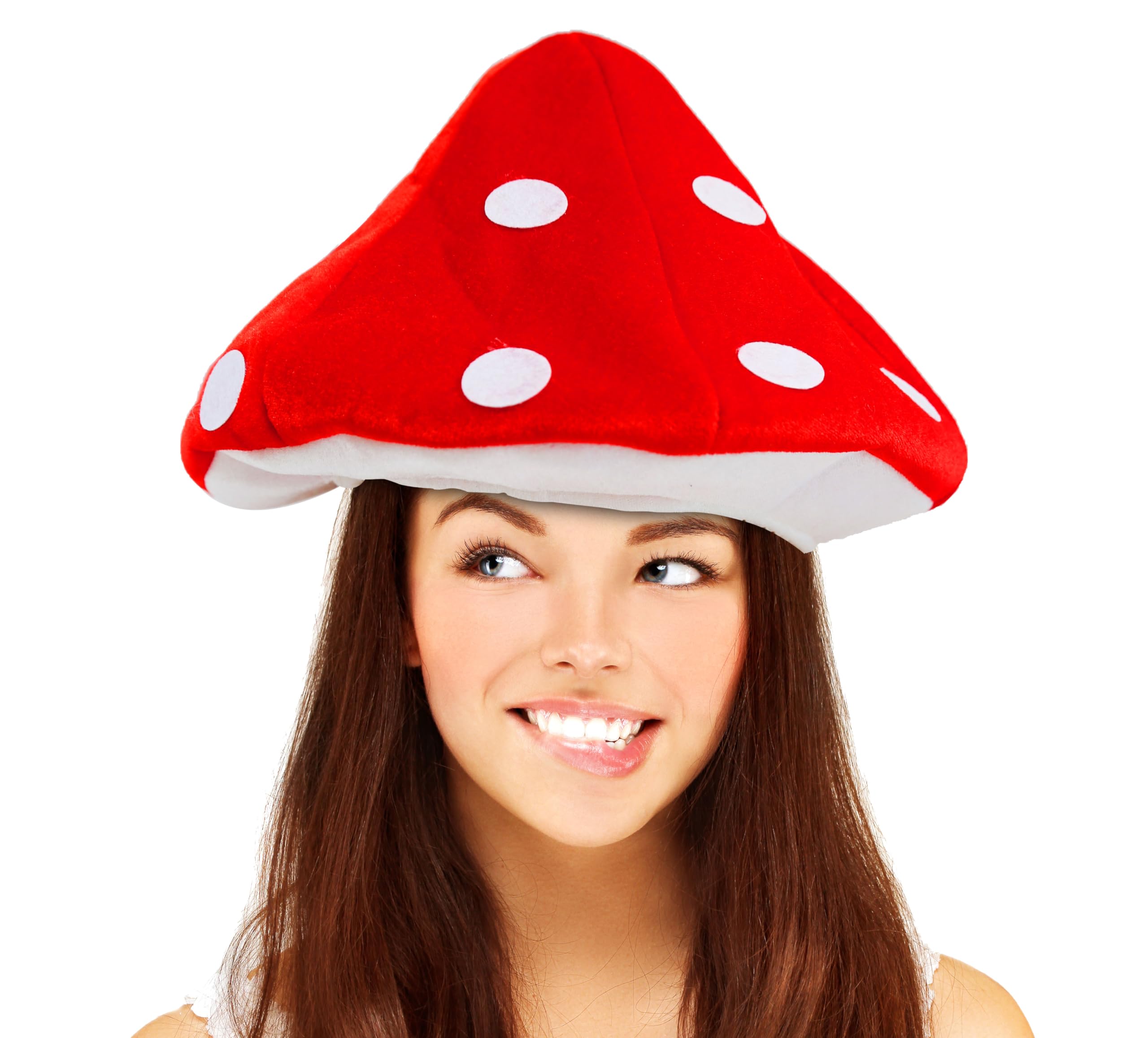Hooin Mushroom Hat. Mushroom Costume Party Hat. Adult Size Costume Headwear