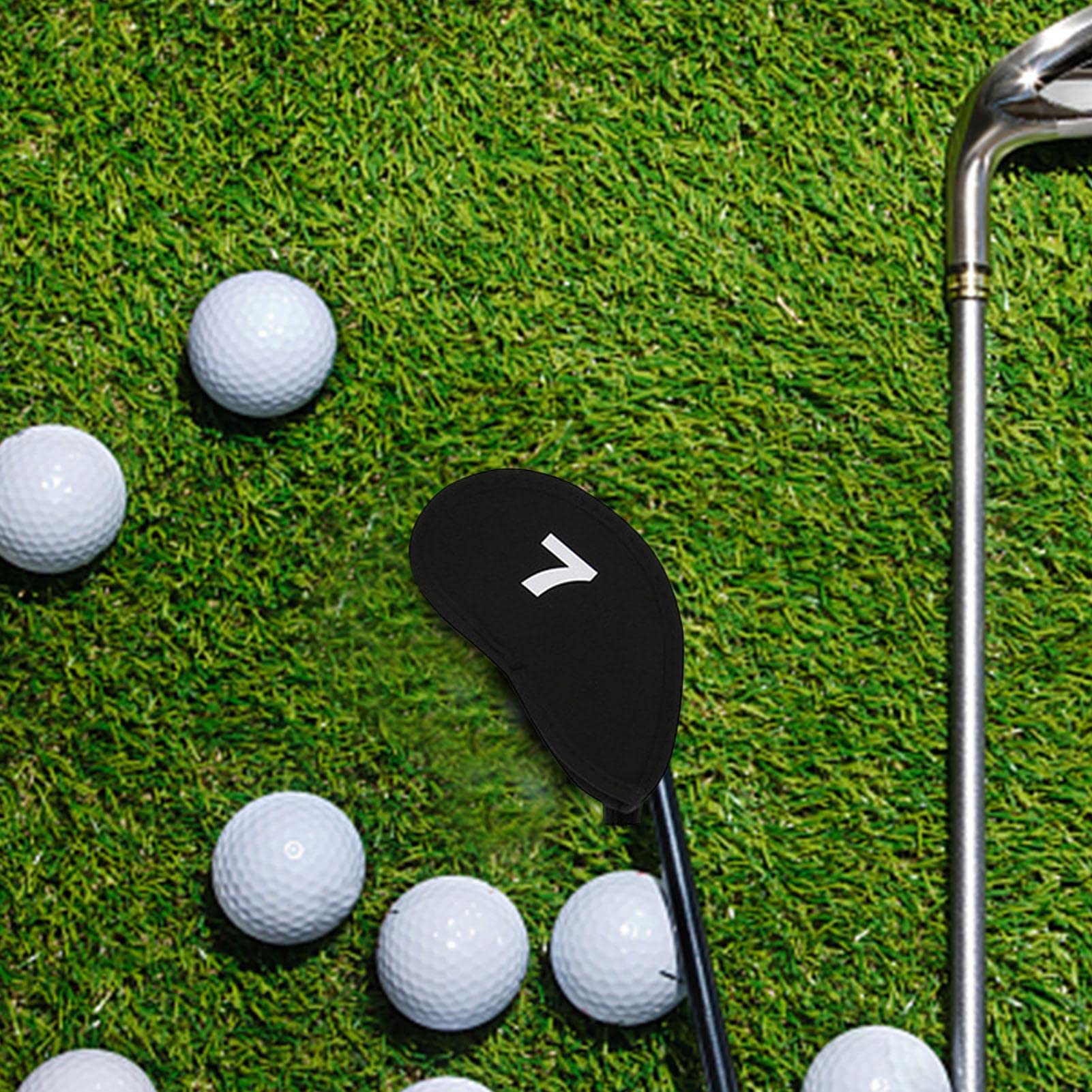 Cache-tête de golf | Étiquettes numérotées correspondantes pour protéger les clubs | Protections de club de golf, accessoires de protection élégants de golf pour hommes et femmes Bellv