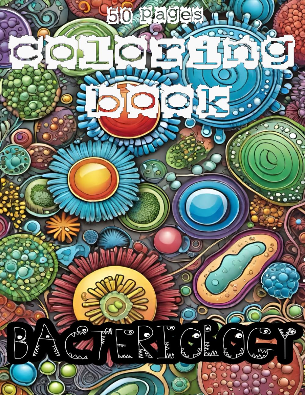 50 Page Coloring Book - Bacteriology