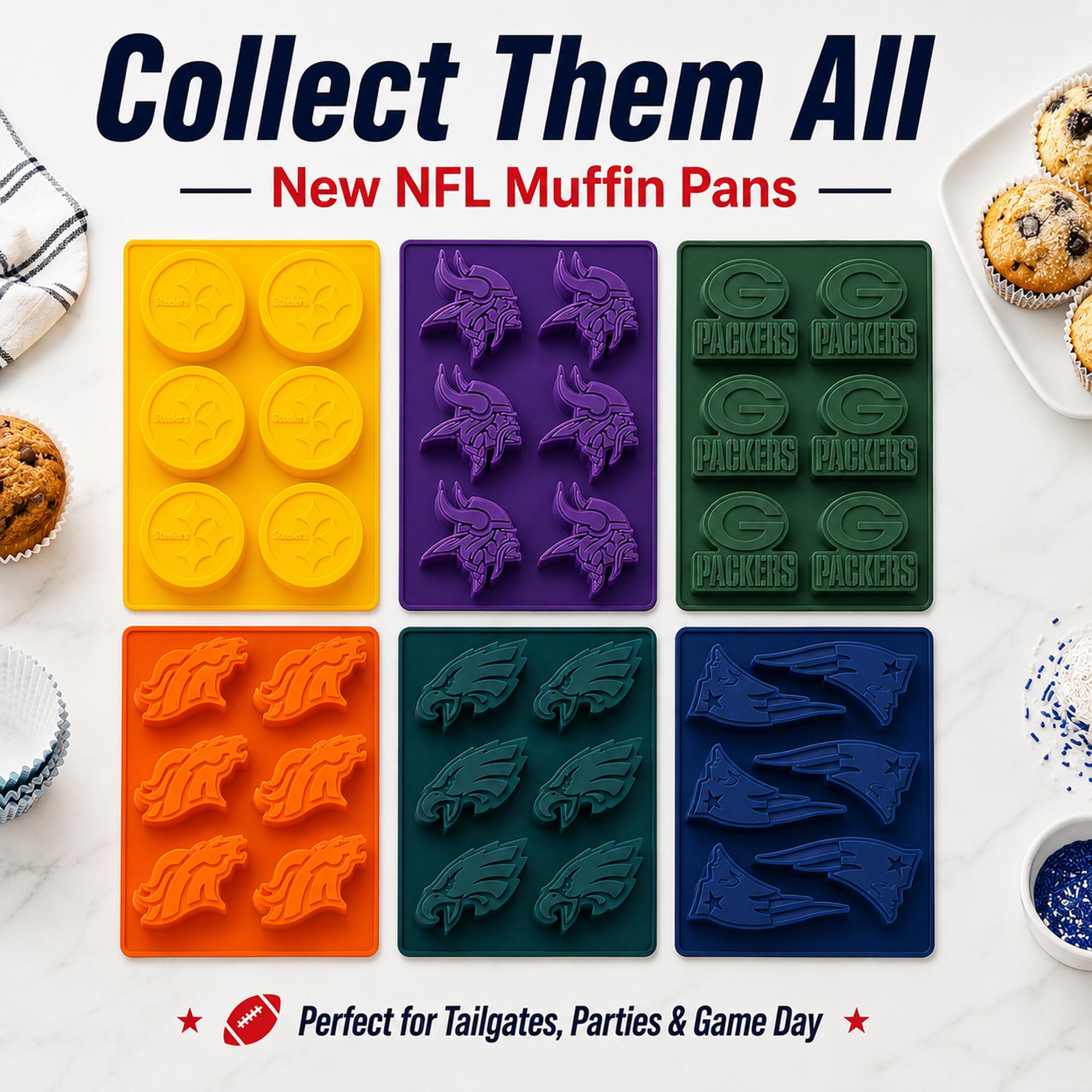 MasterPieces Fan Pans NFL New England Patriots Muffinform