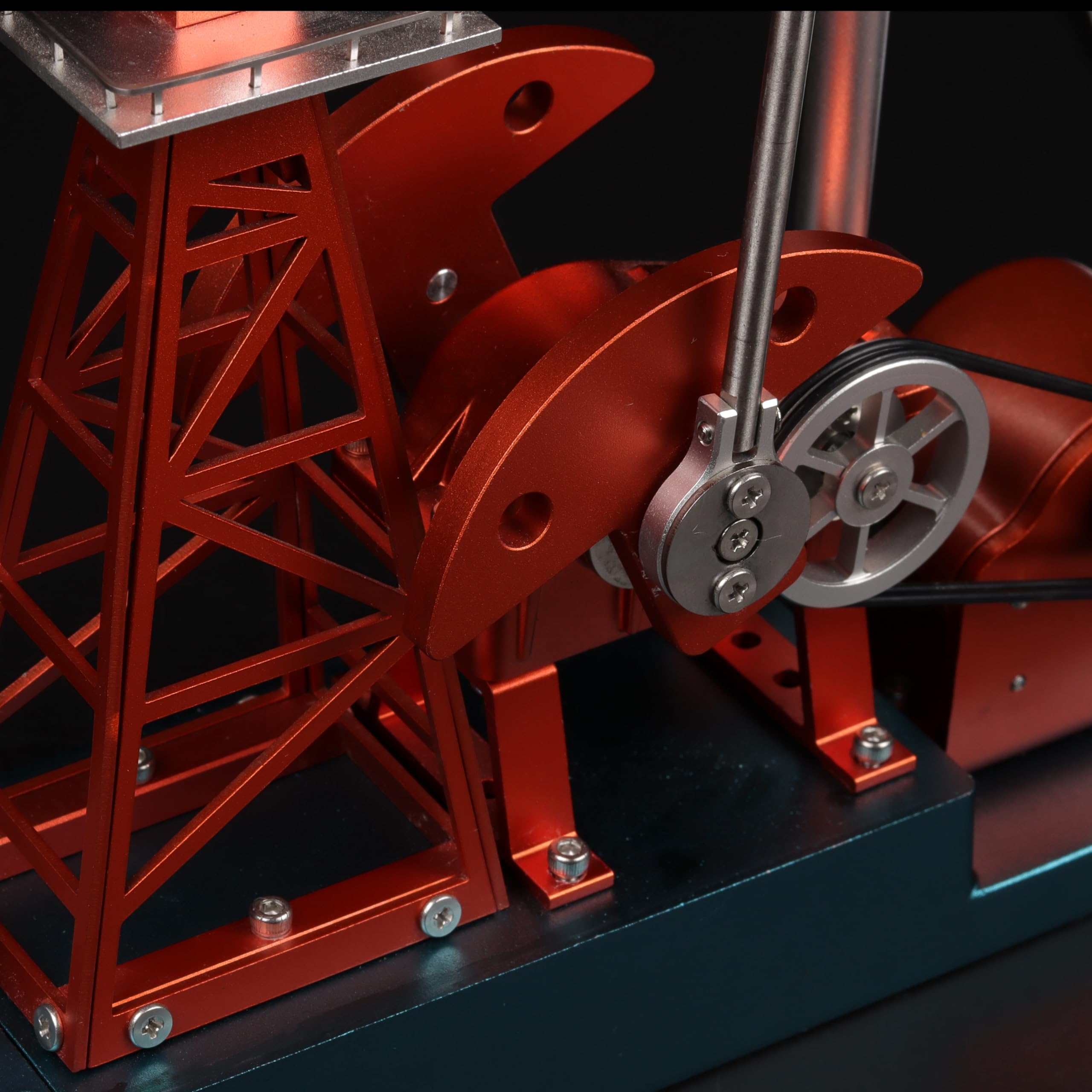 TECHING Kit de modelo de unidad de bombeo, 219 piezas, metal 3D, modelo de unidad de bombeo, modelo de montaje de bricolaje, modelo de educación científica, regalo