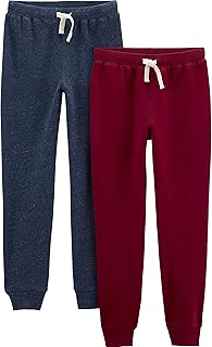 Simple Joys Carter's Baby,Clothing,Baby Boys 0-24m,Trousers Simple Joys by Carter's Toddlers and Baby Boys' Pull-On Fleece Pants, Pack of 2