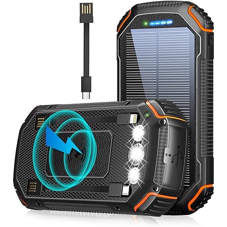 Power Bank Cargador Inalámbrico Mah Manivela Incorporada Y 4 | Cuotas