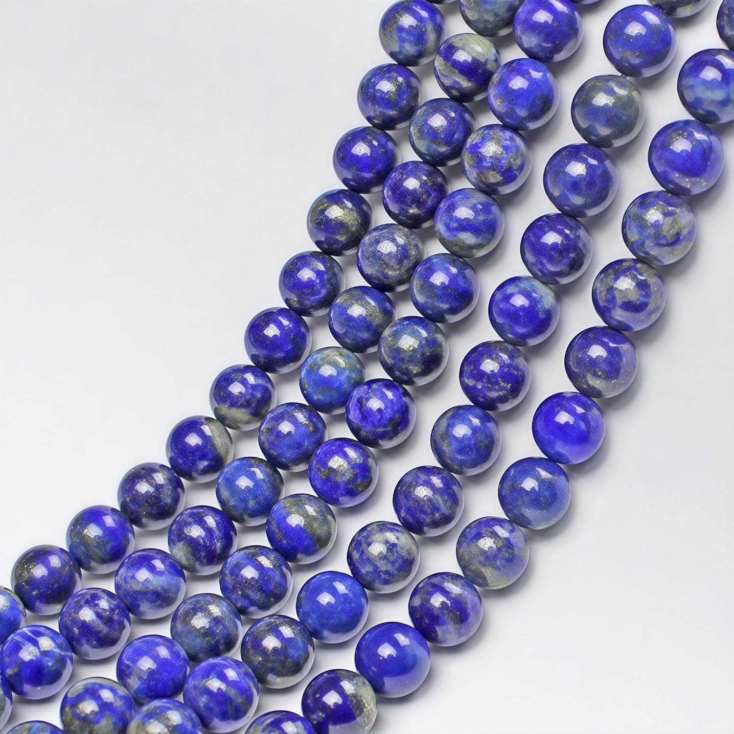 MJDCB Natural Lapis Lazuli Gemstone Loose Beads Round 6mm Energy Stone Healing Power for Jewelry Making - Image 7