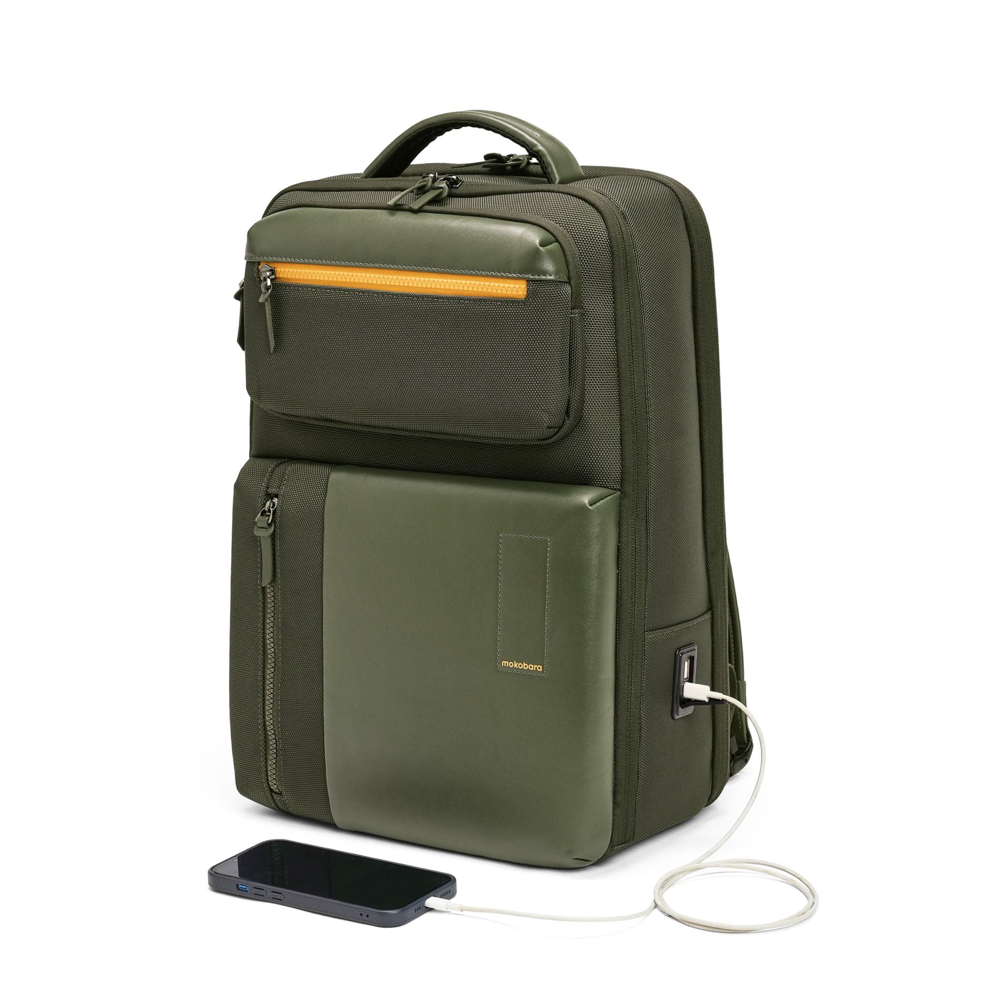 Sponsored Ad - The Work Backpack 19L Premium Nylon 16" Unisex Multipurpose Laptop Backpack