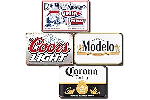 Coors Light Corona Modelo Rainier Beer Signs for Man Cave