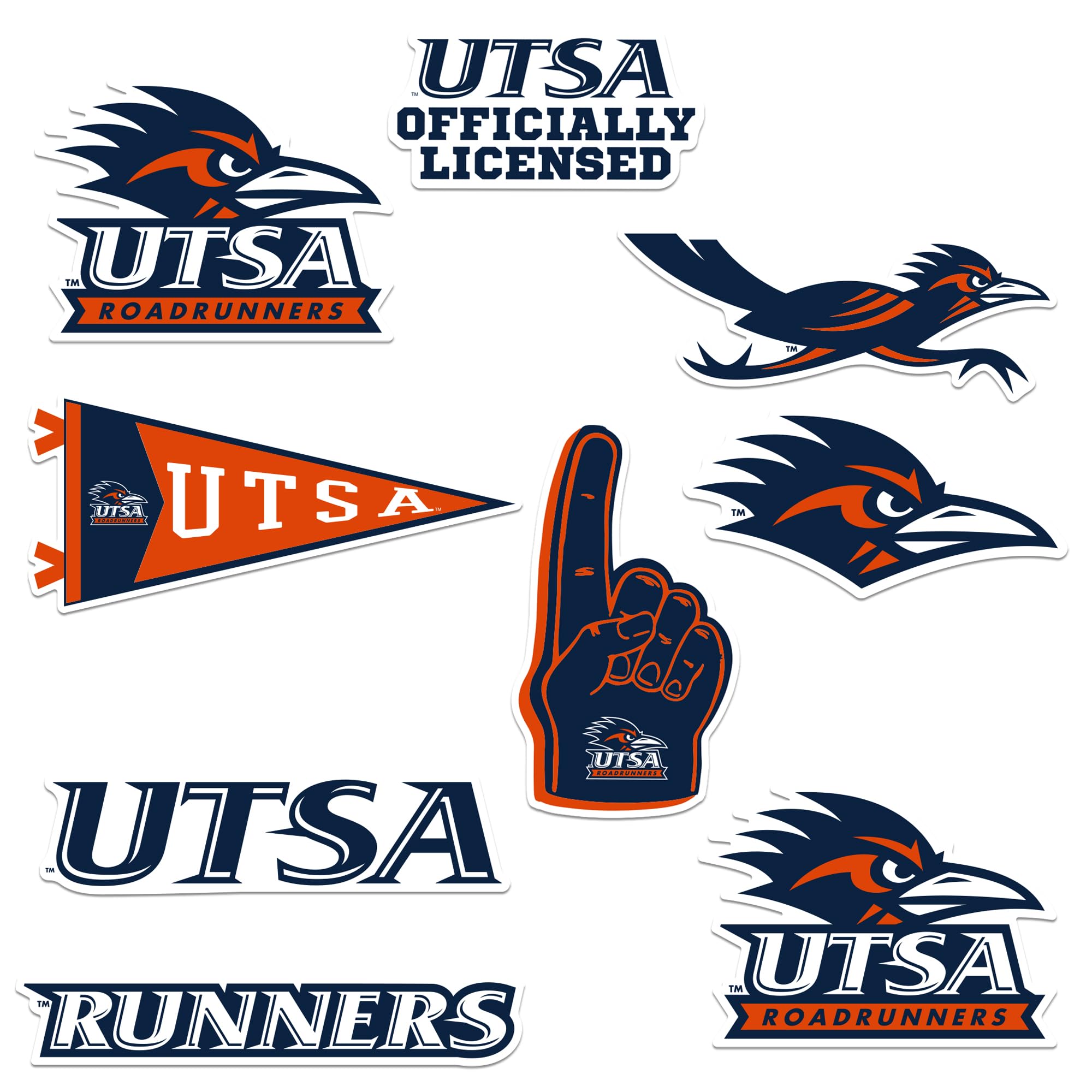The University of Texas at San Antonio 8ct Vinyl, Indoor/Outdoor, Set of 8