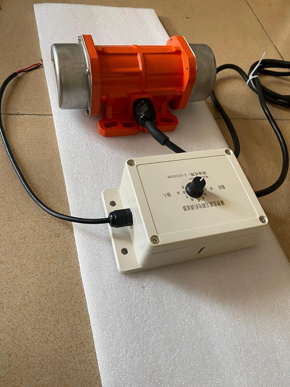 60 70 80 W 24V DC Brushless Vibrating Motor with Speed Regulator BLDC Electric Vibrator Engine Vehicle Battery Vibrator - (Speed(RPM): Power 60W, Voltage(V): 24V)