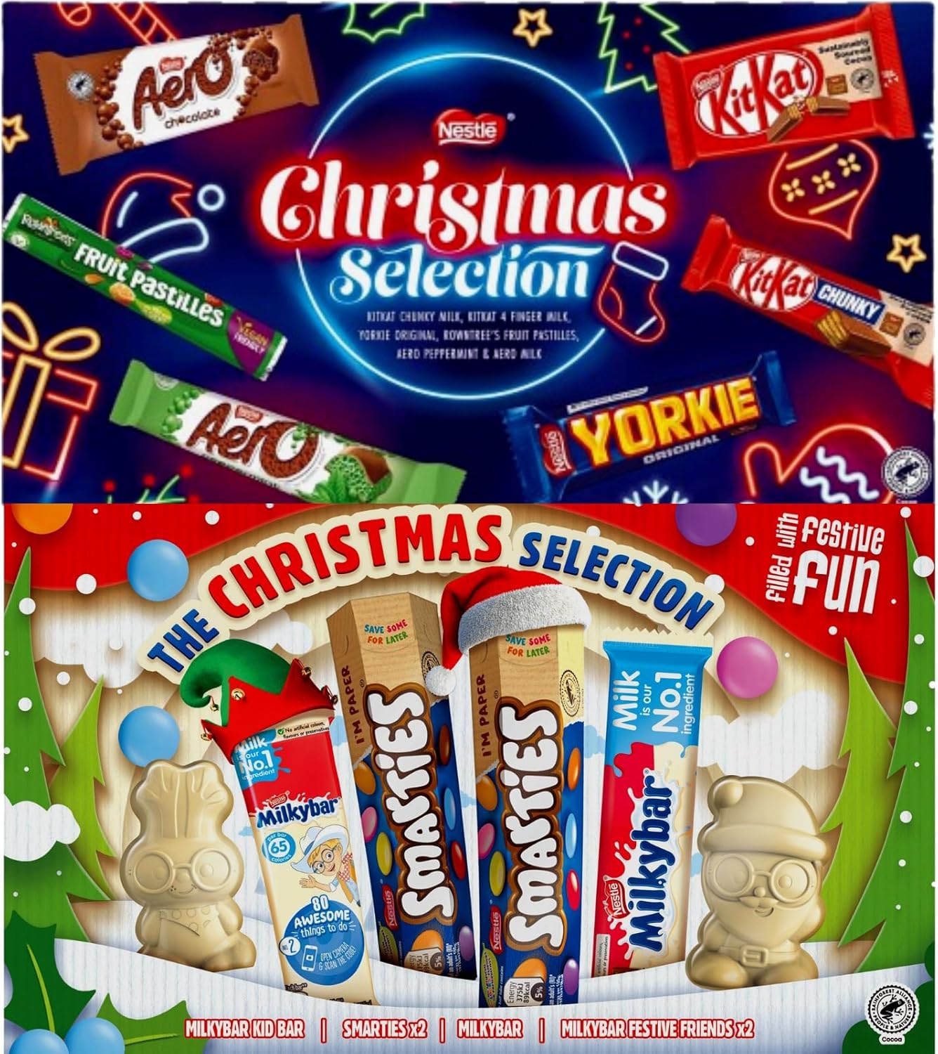Christmas Chocolate Selection Box Bundle with Nestle The Christmas