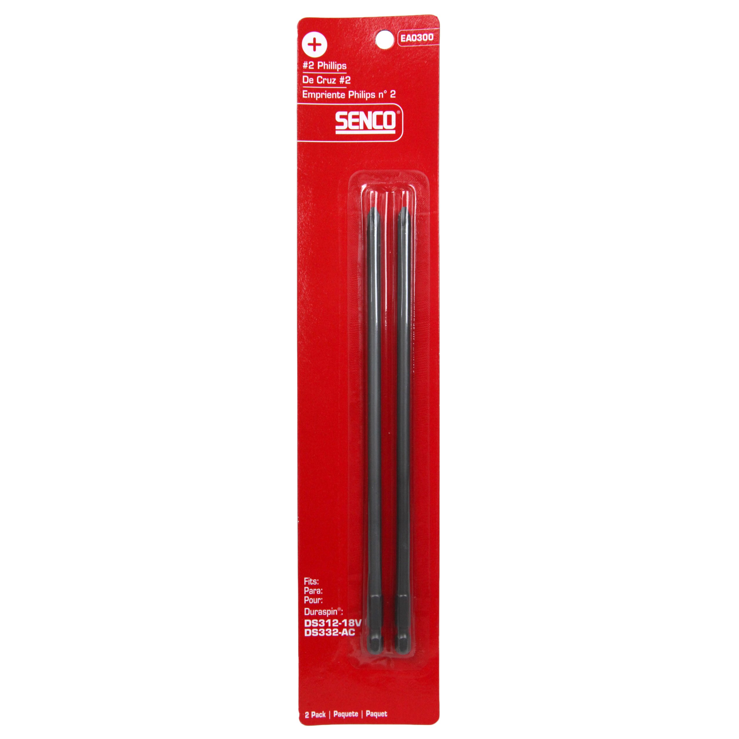 SencoEA0300 #2 Phillips Drive Bits - Duraspin Technology Integrated Auto-Feed Screw System