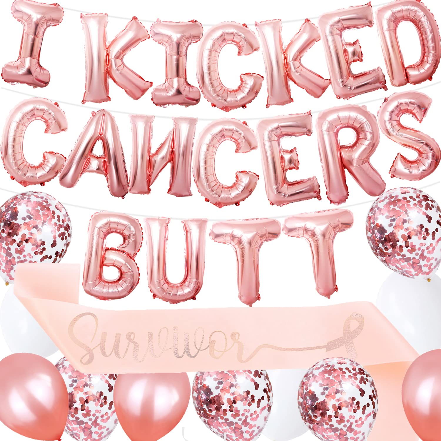 Cancer Free Party Decorations Cancer Free Party Decor Breast Cancer Banner Fashion Speech Banner Décor Theme Banner Breast Protection Banner