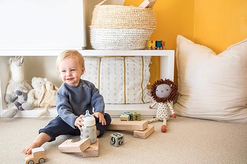 Miniatura 4 de Lifefactory Pezón de silicona de cuello ancho etapa 1 (0-3 meses), 1 paquete, transparente, (LG8616)