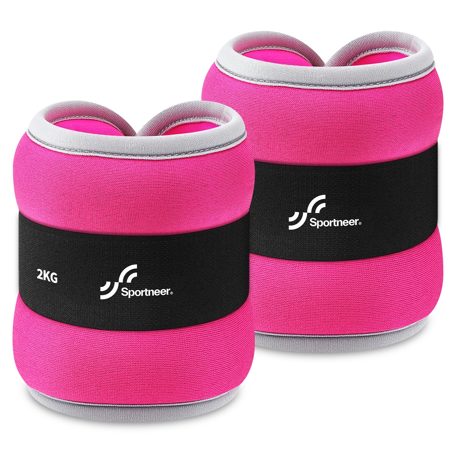 Sportneer Ankle Weights, Ankle Weight Wrist Weight Straps 2 x 0.5 kg / 2 x 1 kg/ 2 x 1.5 kg/ 2 x 2 kg/ 2 x 3 kg Ankle Weights Set for Dancing, Running, Walking, Fitness — image 1