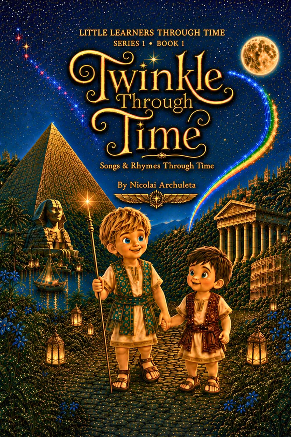 Twinkle Through Time: A Multi-Lingual Rhyme Book (Little Learners Through Time)
