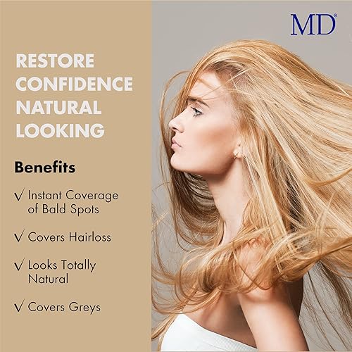 Miniatura 3 de MD Ultimate - Fibra para engrosar el cabello (rubio claro)