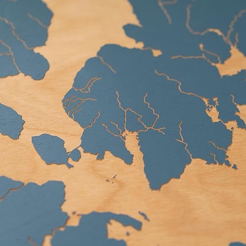 Miniatura 5 de Carlyle Reservoir, Illinois - Lake Map