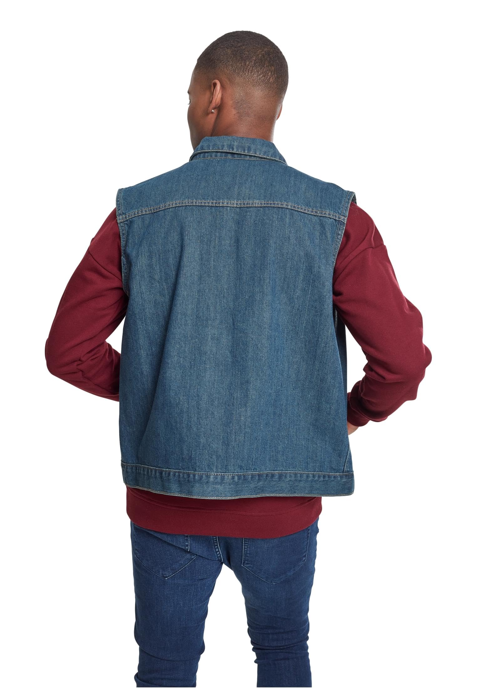 Veste Denim, Blouson en Jean Multi-Poches, Veste Rétro Années 80, Boutons Argentés, Plusieurs Couleurs Disponibles, Taille S–5XL