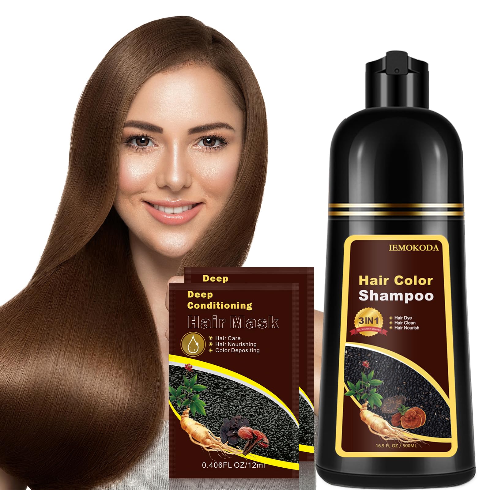 Amazon.com : Coffee Hair Dye Shampoo - Color in Minutes, Long