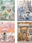 Uideyvi Sticker style comique japonais fournitures de scrapbooking pour le Junk Journal, 45 Stickers Feuilles TZ013001