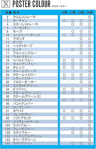 Miniatura 5 de Knicker PC40ML12N - Póster de pintura en acuarela de color, juego de 12 colores, 1.4 onzas líquidas (1.4fl oz)