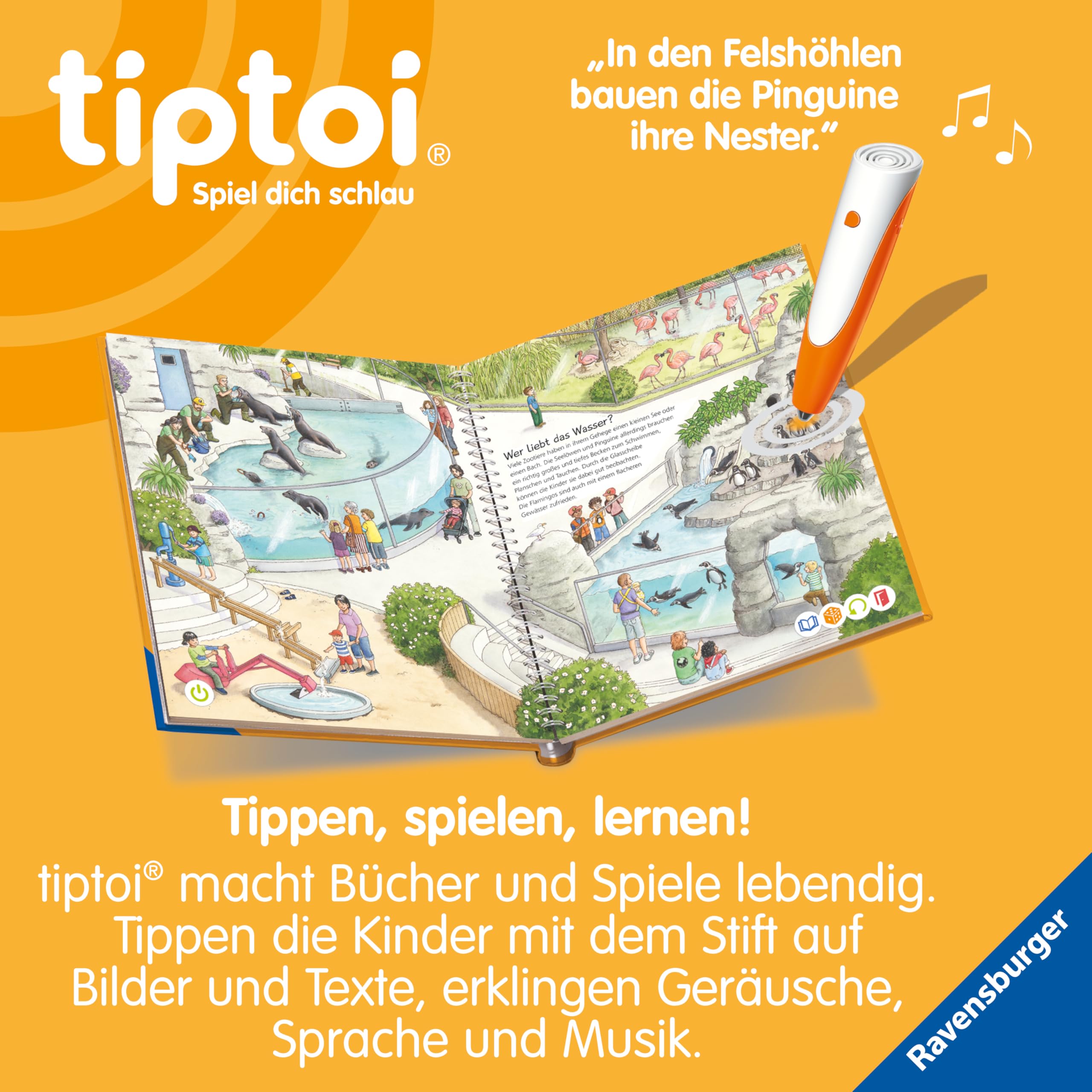 tiptoi® Wieso? Weshalb? Warum? - Tiere im Zoo