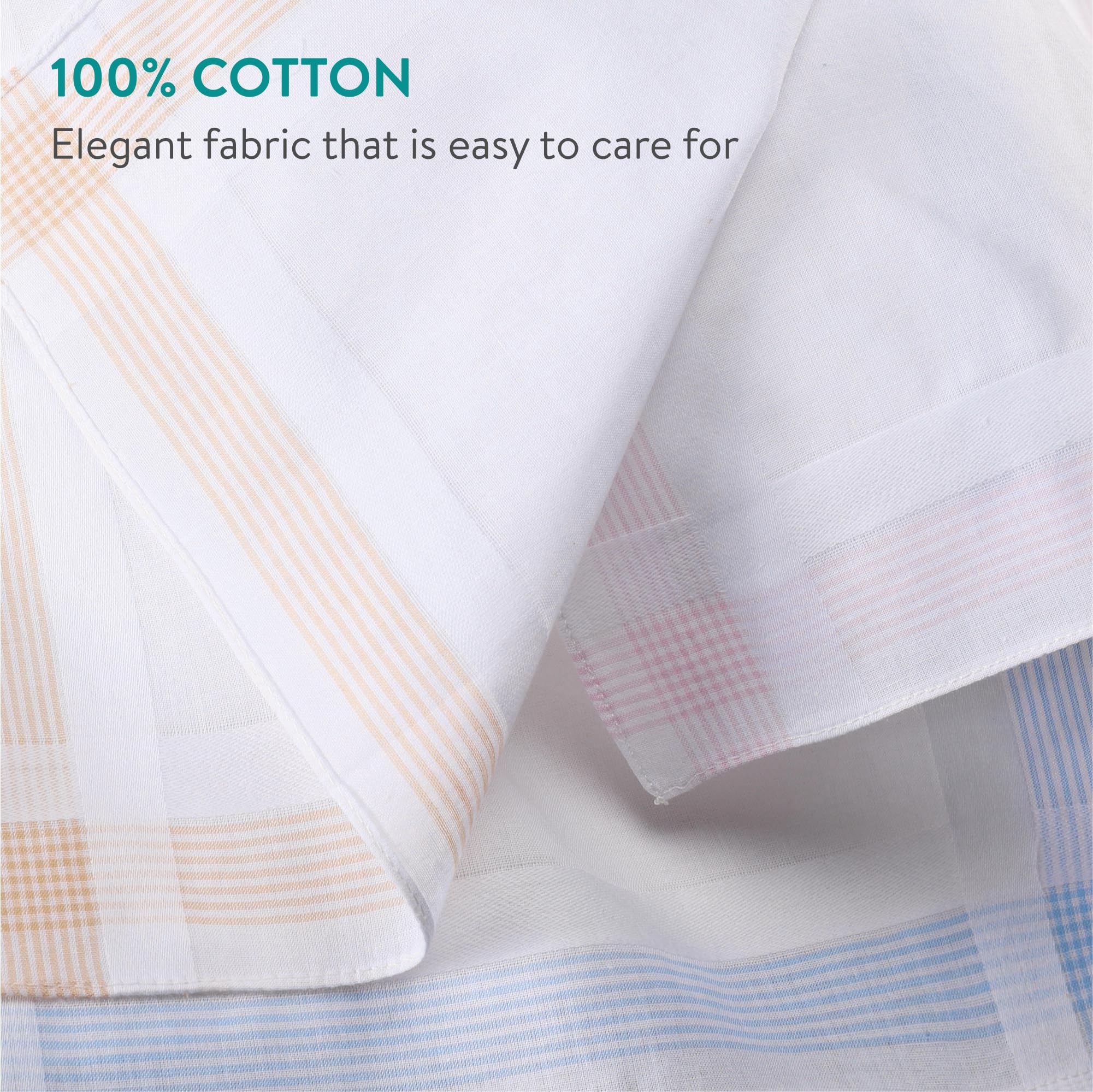 Lot De 12 Mouchoirs En Polyester à Séchage Rapide - 50x50 Cm | Parfait Sport, Voyage, Quotidien | Réutilisables Et Légers - 6