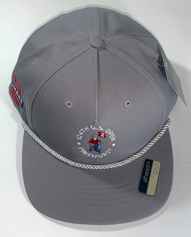 Amazon.com: 2024 US Open Golf Hat Pinehurst grey snapback with
