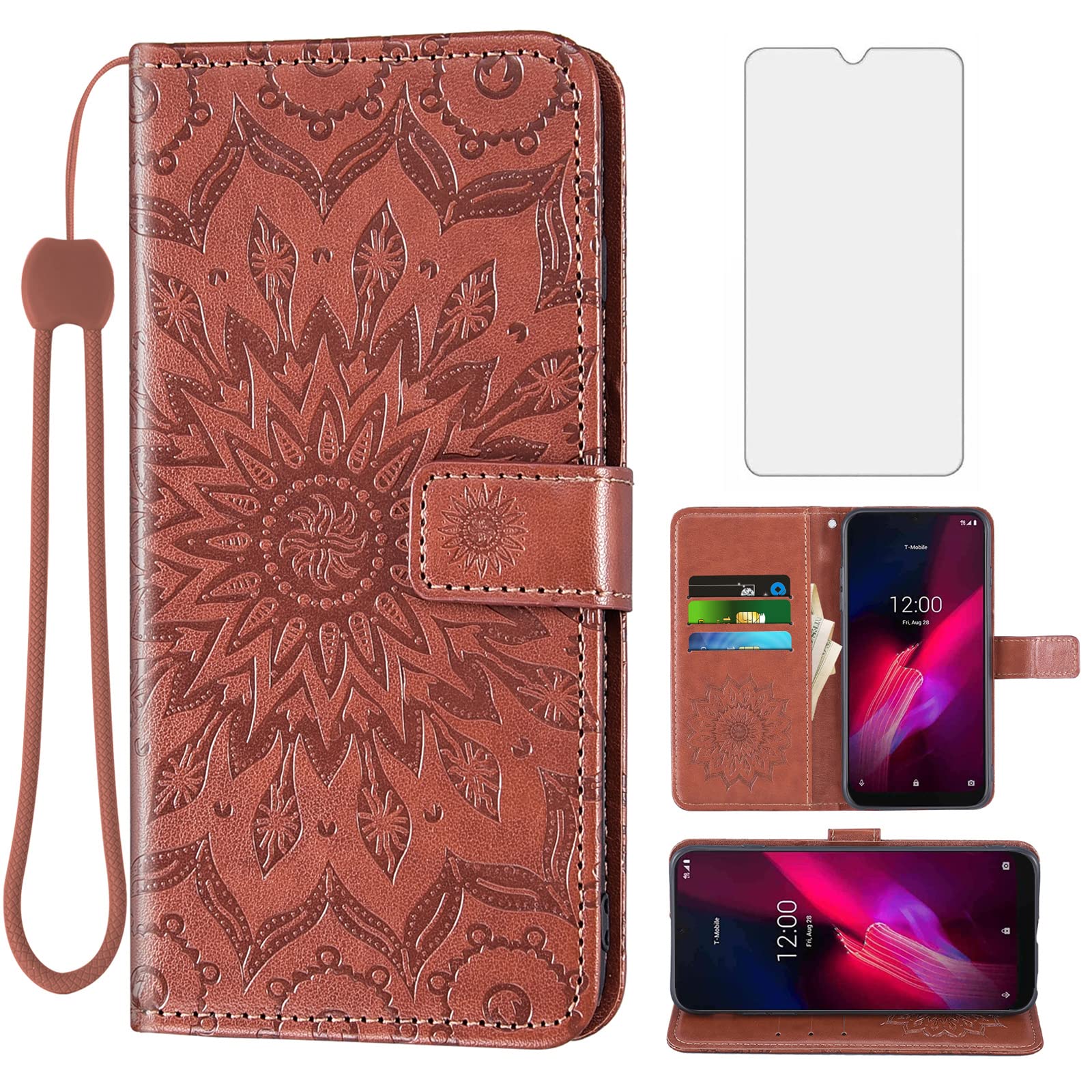 Acquista Custodia Rigida Per Telefono Con Supporto Per Anello In Pelle Con Cerniera Magnetica - Foto 9