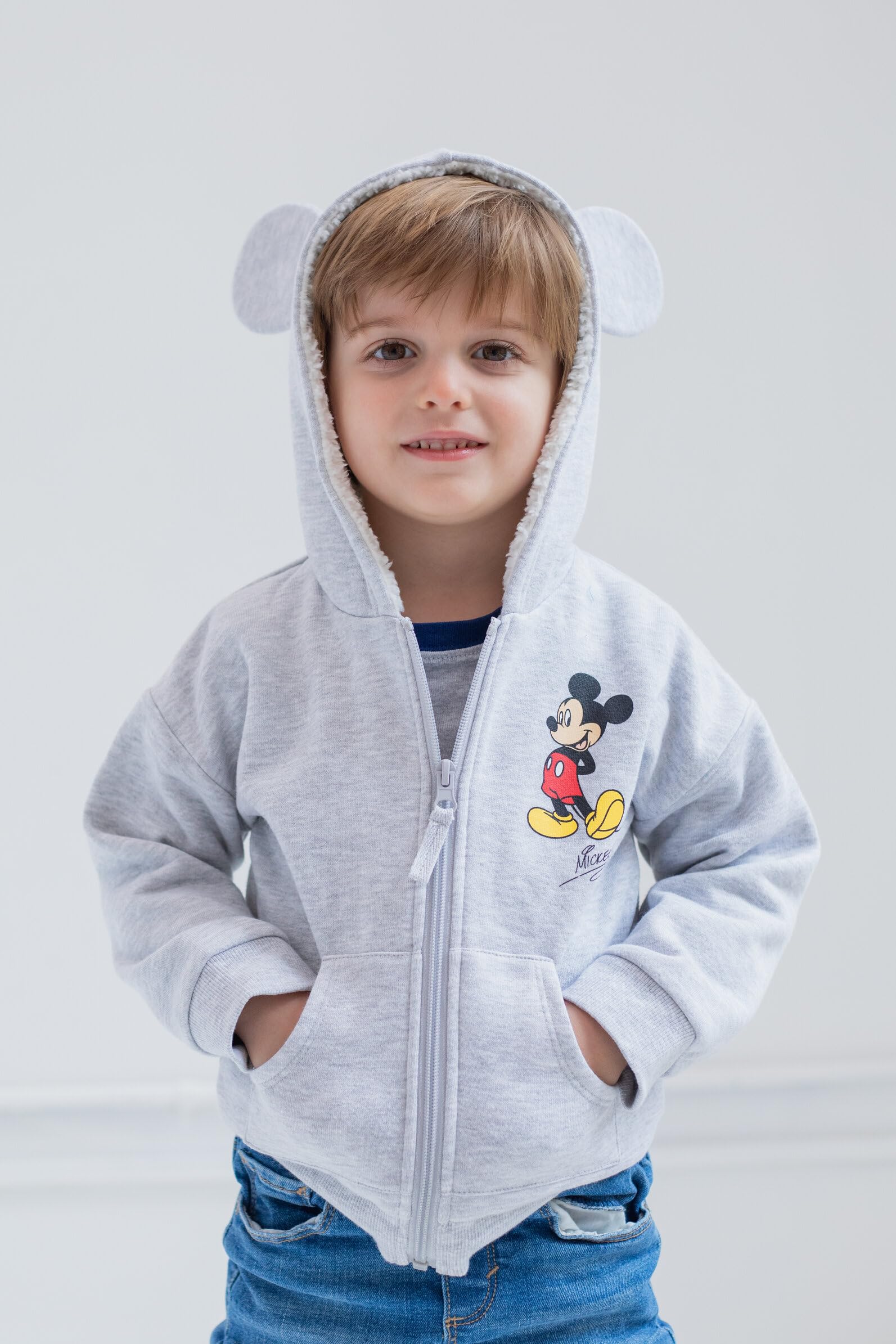Disney Myszka Miki Minnie, Król Lew, Simba, polarowa bluza z kapturem, dla noworodków do małych dzieci
