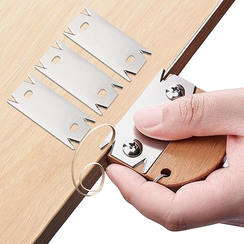 Edge Banding Trimmer, Upgraded Veneer Edge Trimmer with Wooden Handle