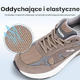 FitVille Sneakers Męskie buty do biegania Extra Wide Buty sportowe Antypoślizgowe trampki Oddychające buty do biegania po drodze Jogging chodzenia Szerokie stopy