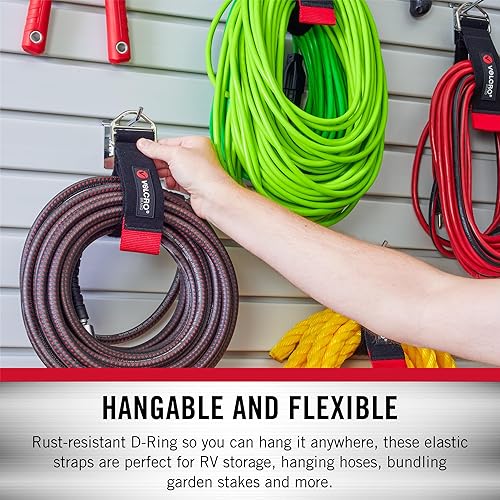 Miniatura 8 de VELCRO Brand Correa de almacenamiento resistente  Soporta 20 libras  Estiramientos elásticos 1.5X  Grande 30 pulgadas  Organización y almacenamiento