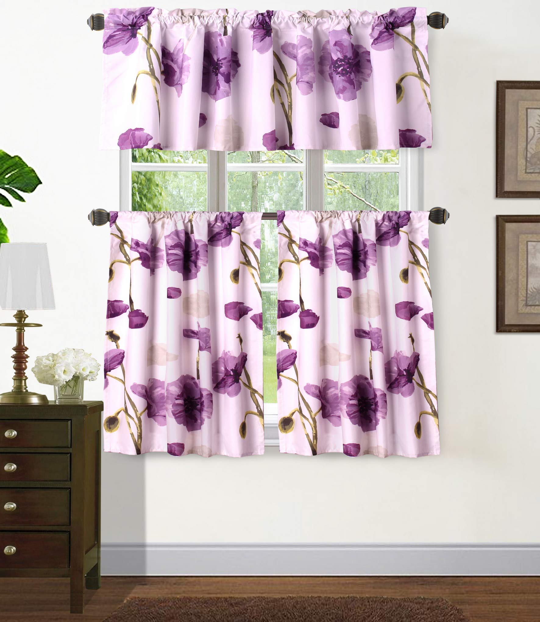 Purple Kitchen Curtains Curtains & Drapes