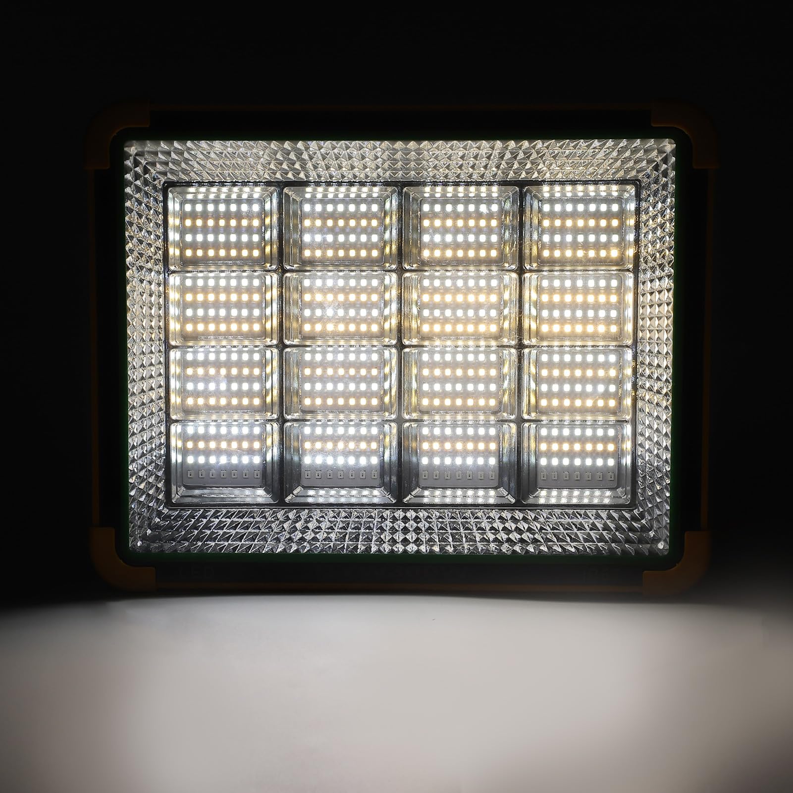 LED EMERGENCIA DE EMERGENCIA COMENTACIÓN DE 300W 25000LM 10000MAH Batería 448 Cuentas 4 Modos USB Recargable IP65 con Luz Solar Trabajo Solar