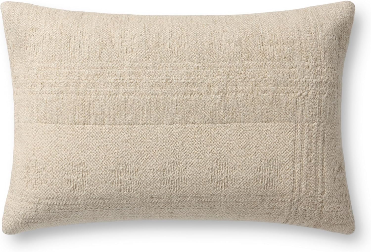 Loloi II Collection PLL0171 Natural 13'' x 21'' Cover Only Pillow