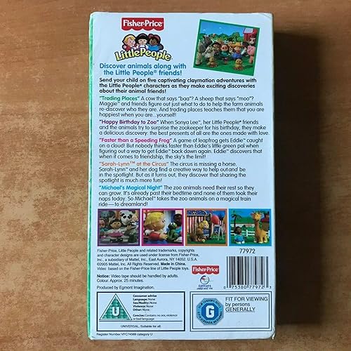 Miniatura 2 de Fisher Price Little People Volume 3 Discovering Animals (Claymation) #77972