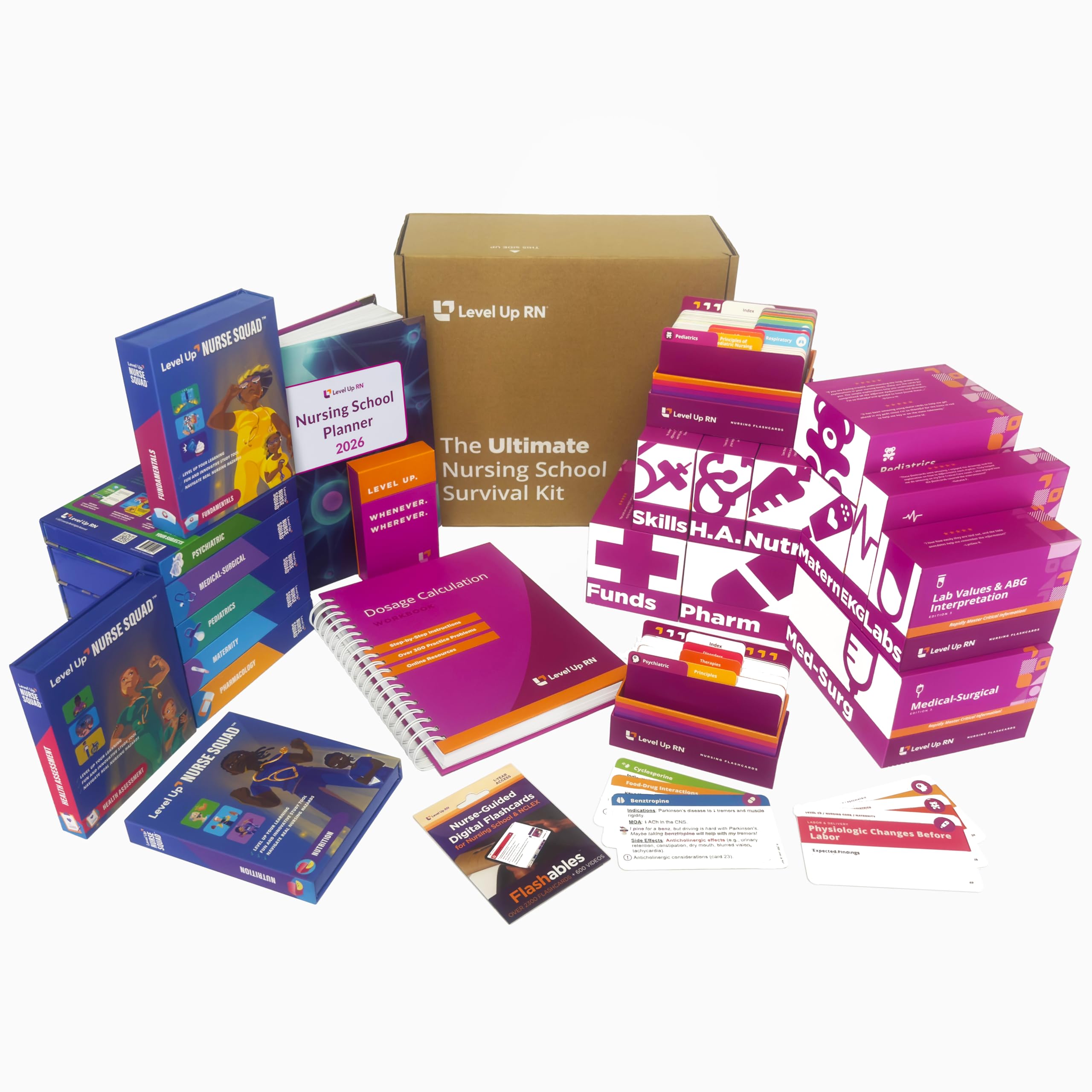 Amazon.com: Ultimate Nursing School Kit + Dose Calc + Planner + 8