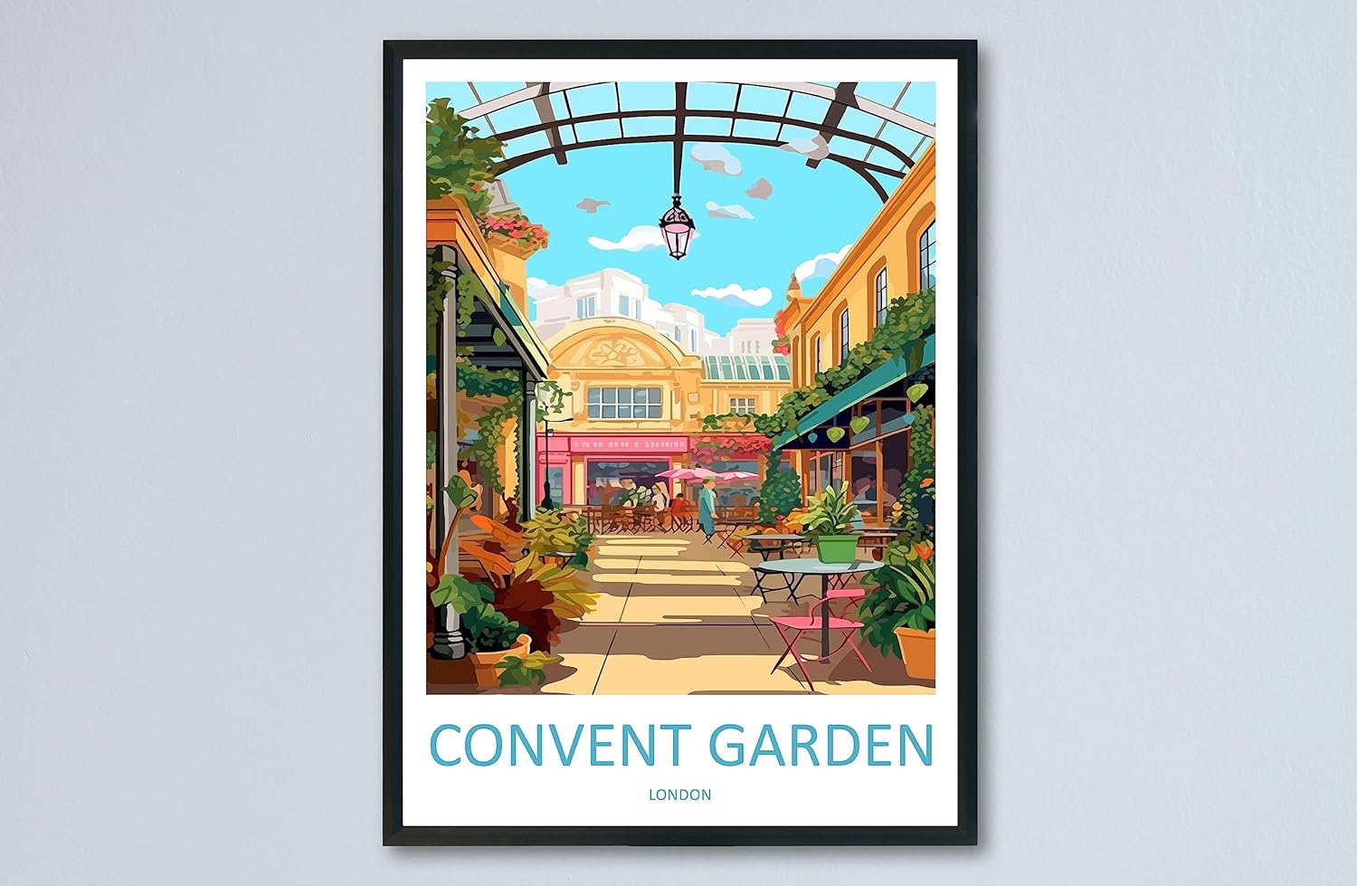 Covent Garden Travel Print Wall Art Covent Garden Wall
