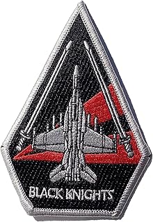 VFA-154 Black Knights Shoulder and Chest Patches Triangle - Sew On