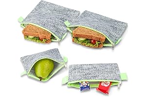 Nordic By Nature reusable green sandwich bags