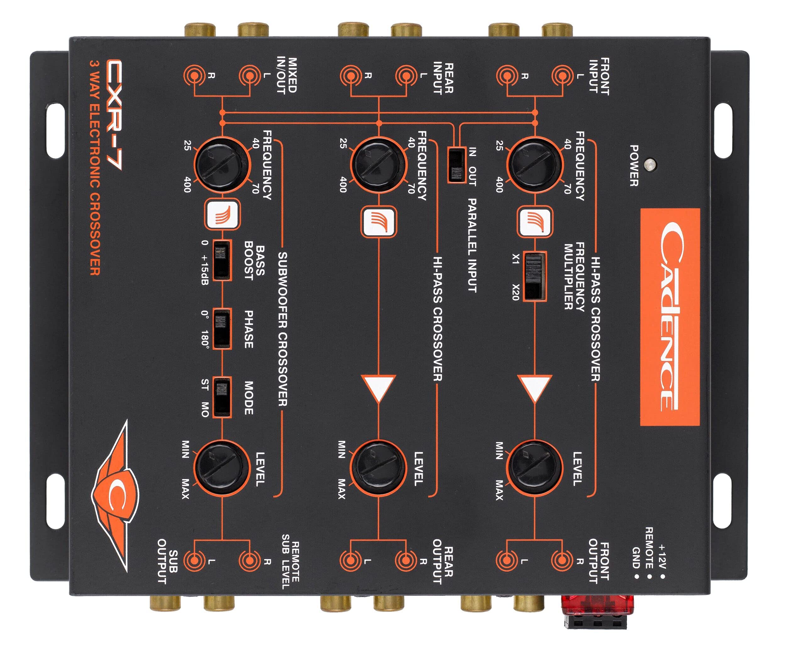 Amazon.com: Cadence Acoustics CXR7 3-Way Electronic Crossover with