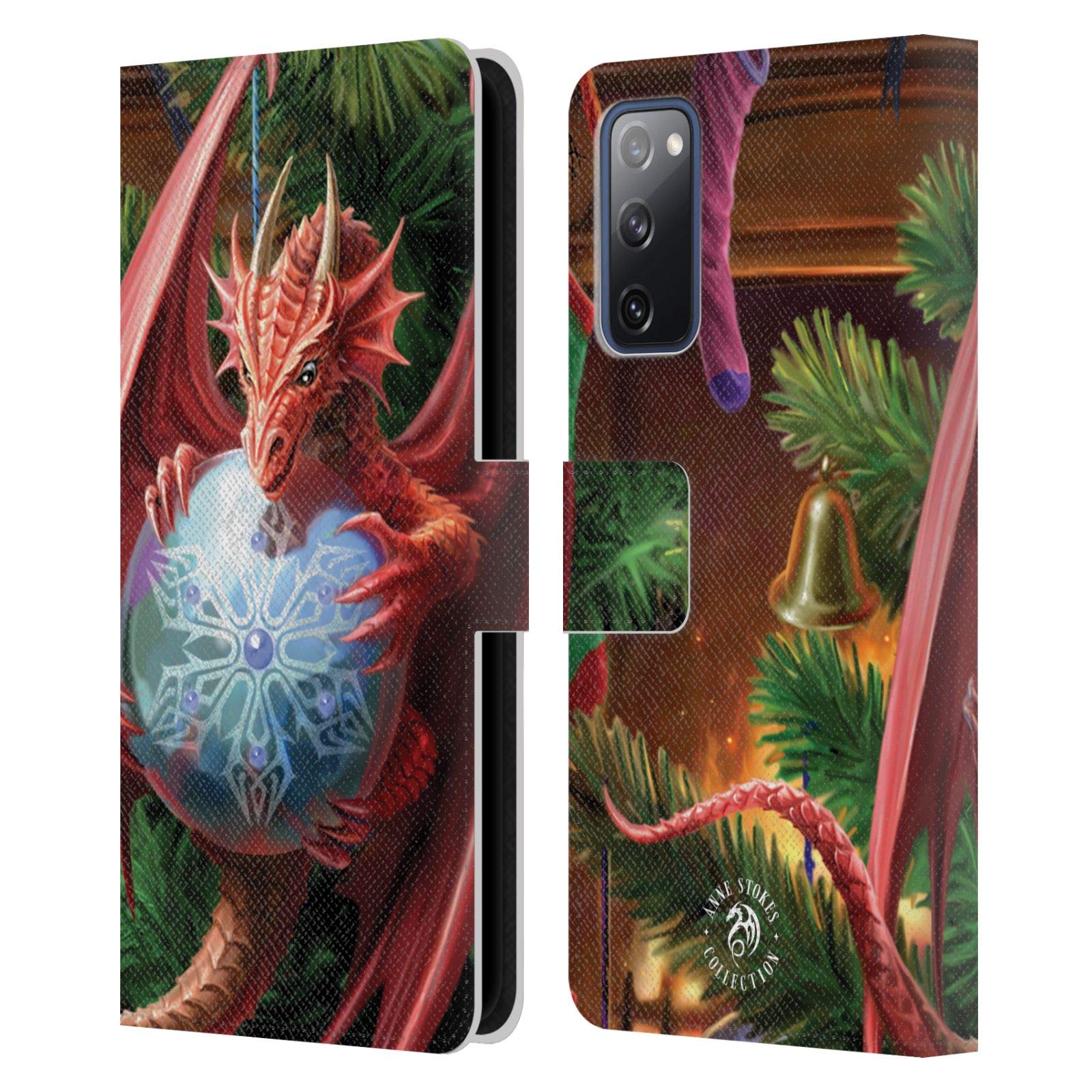 Funda Libro Samsung S20 FE para Viajes con Diseño de Navidad 7