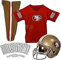Vista 10 de Franklin Sports NFL - Conjunto de uniforme de fútbol americano para niños, disfraz de fútbol americano juvenil de la NFL para niños y niñas