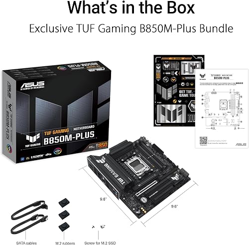ASUS TUF GAMING B850M-PLUS (AM5/B850//Micro ATX) - 6