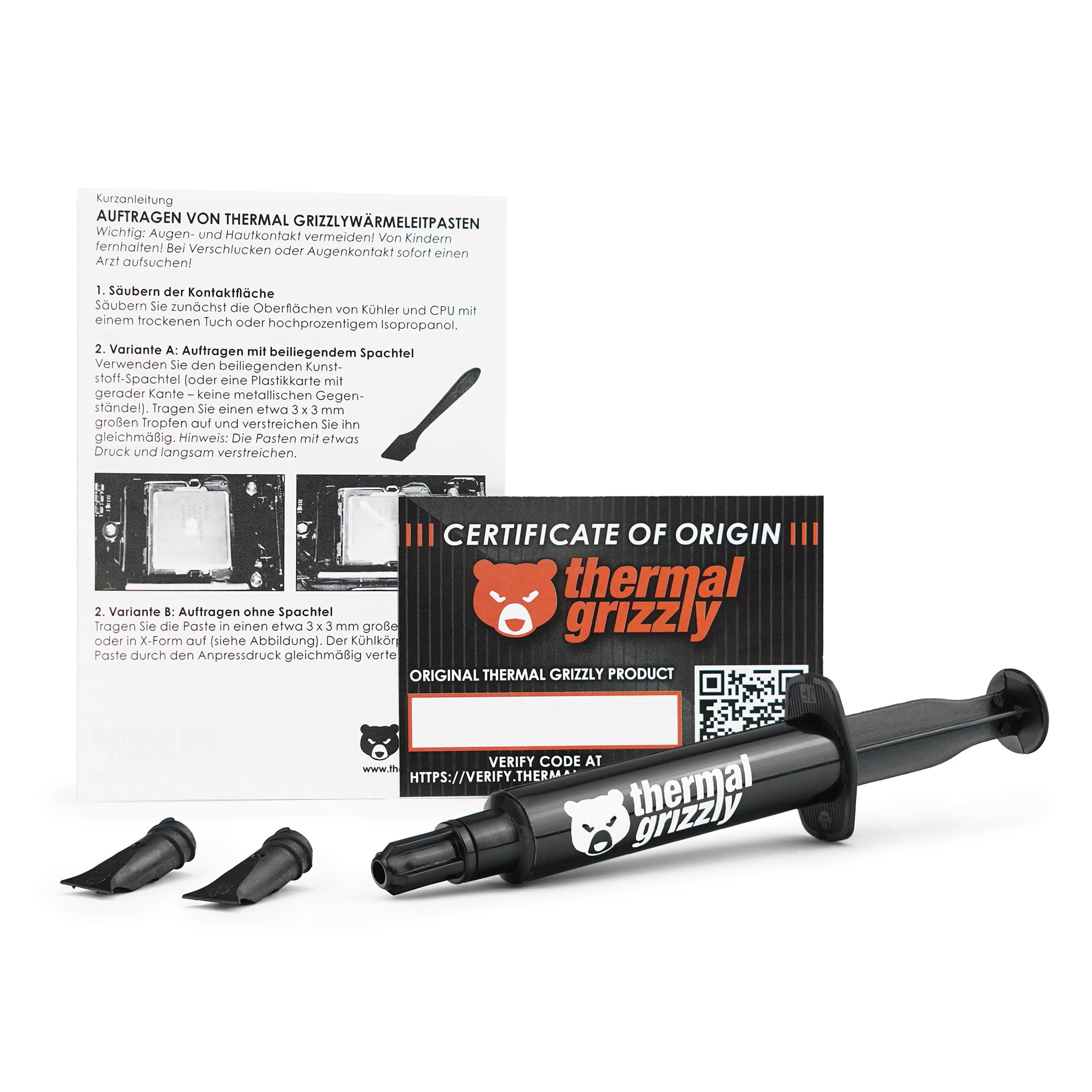Thermal Grizzly Hydronaut Wärmeleitpaste - 7,8 Gramm / 3 ML